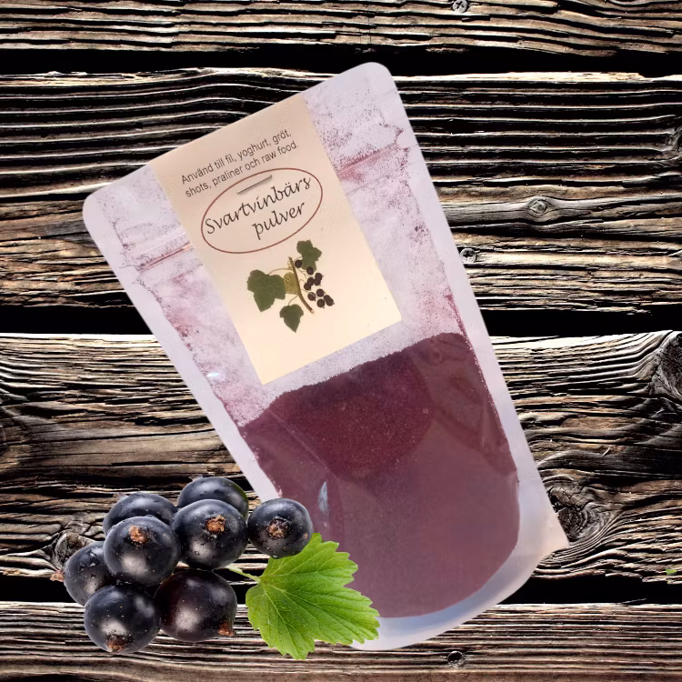 Svartvinbärspulver