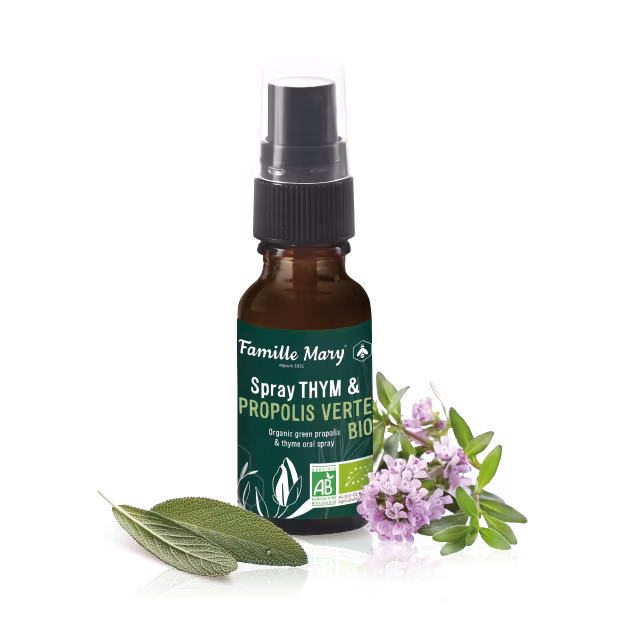 Ekologisk munspray timjan och grön propolis