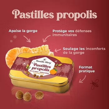Pastiller med honung och propolis