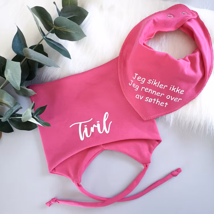 Knytelue + Smekke med trykk
