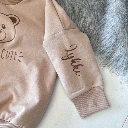 Genser - Beary Cute m/navn