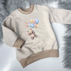 Genser - Bamse med ballonger