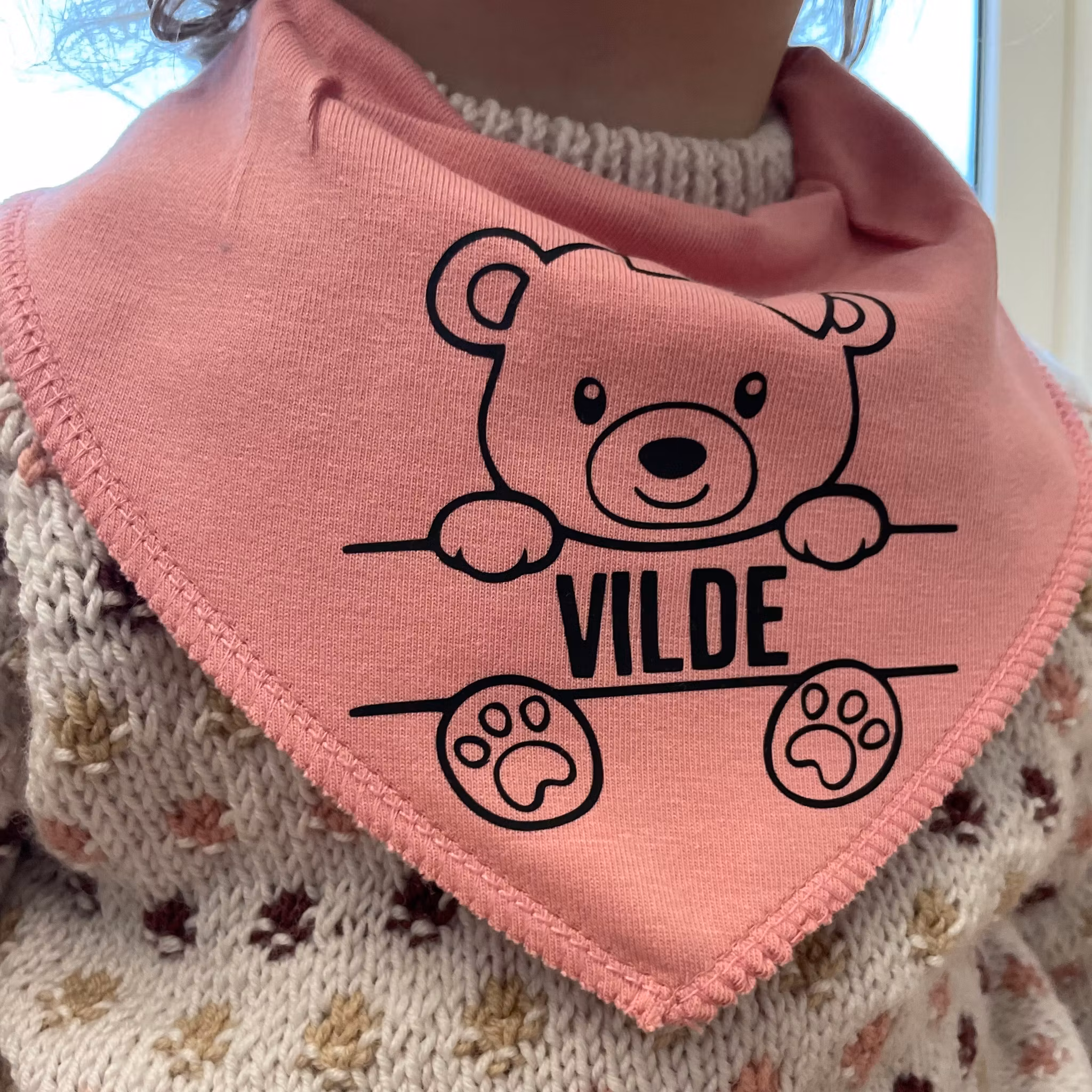 Bamse m/navn - Smekke