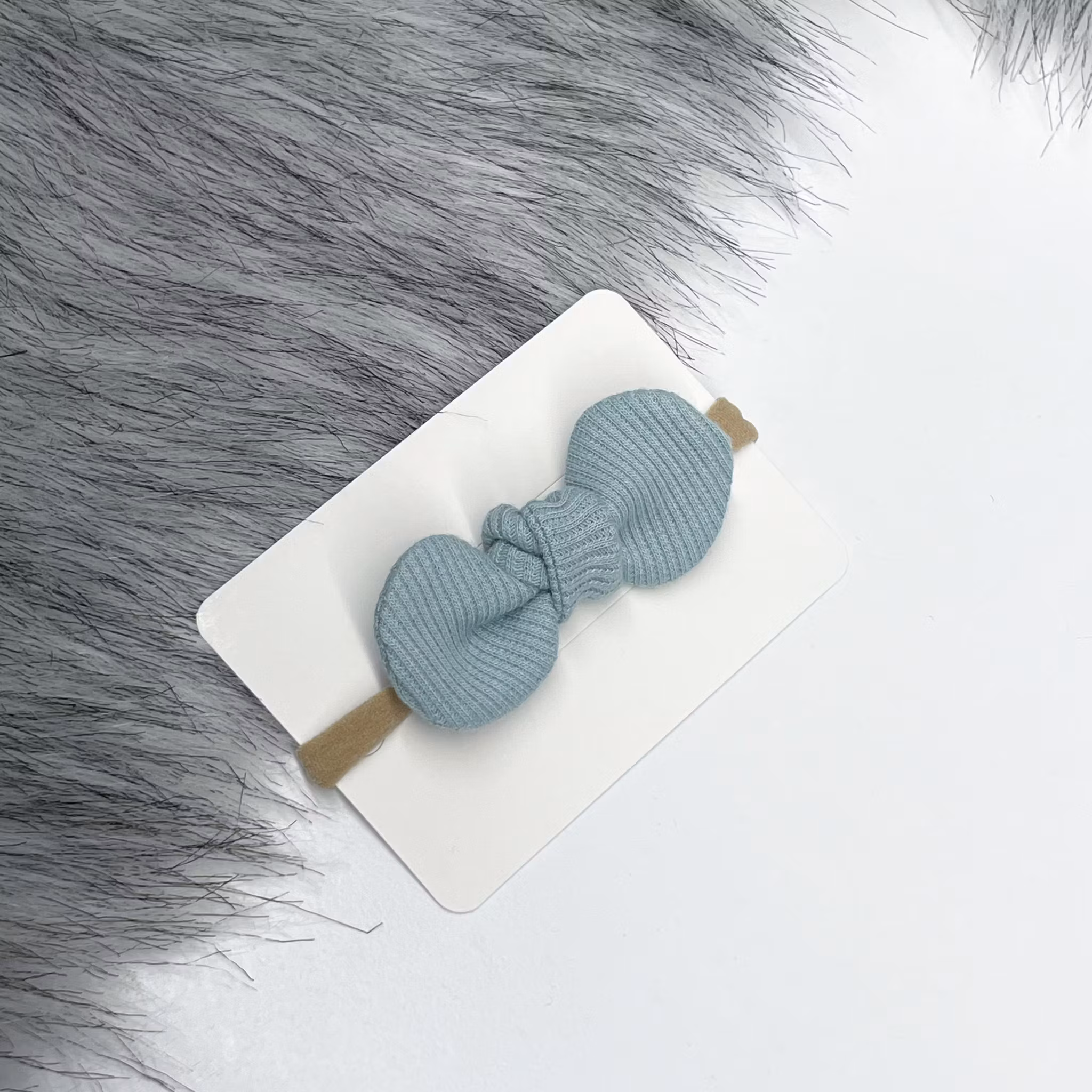 Babyhårbånd - Støvet mint