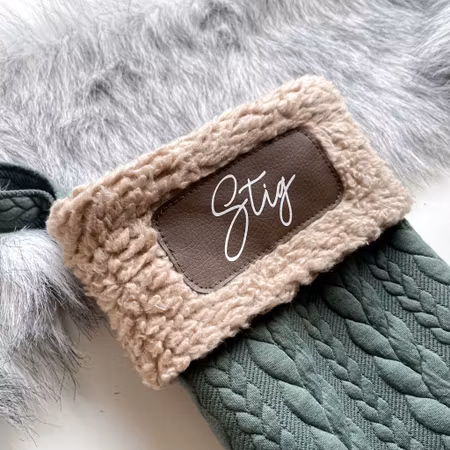 Klassisk julestrømpe med navn