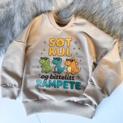 Søt, kul og bittelitt rampete - Genser