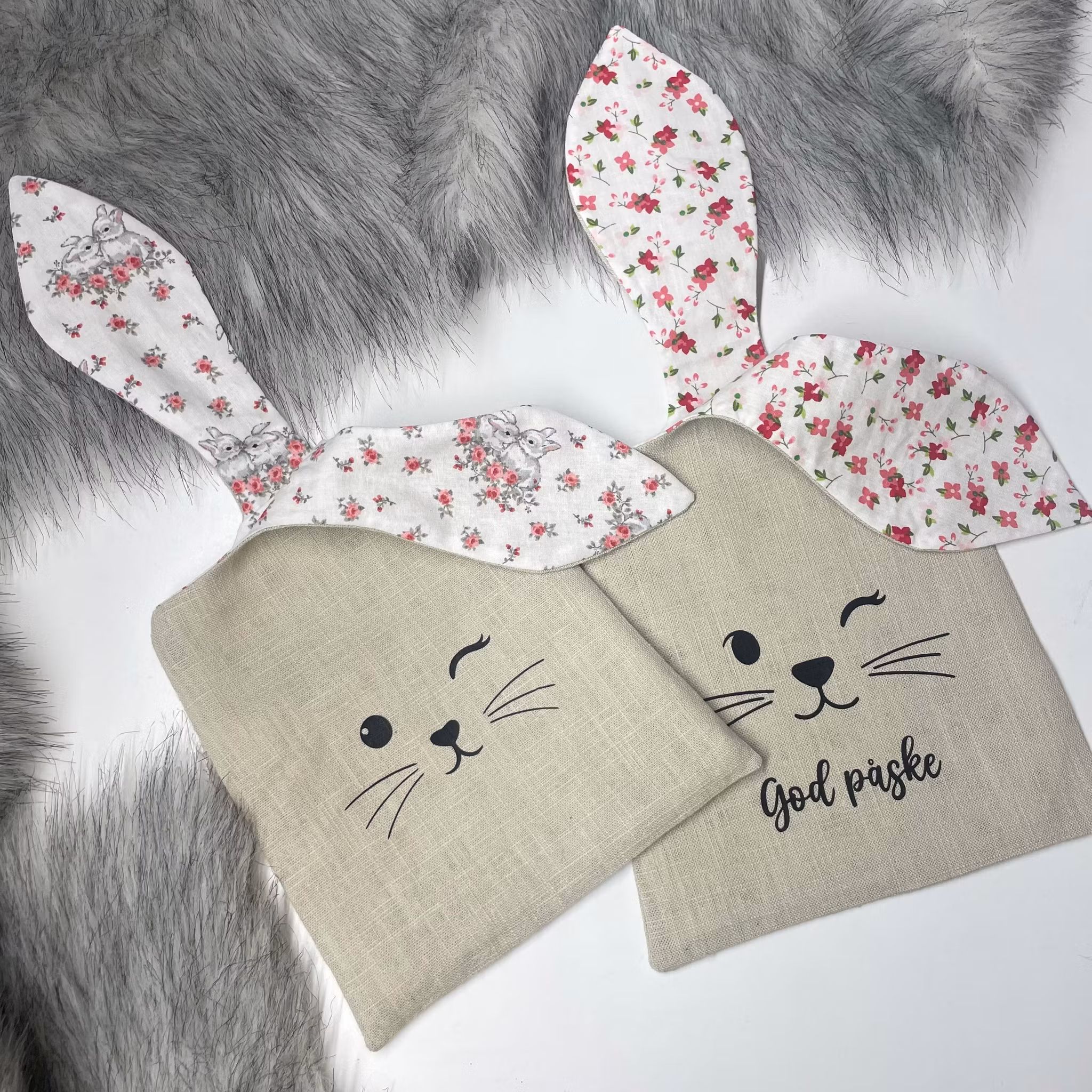 Påskehare pose - Valgfri tekst