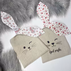 Påskehare pose - Valgfri tekst