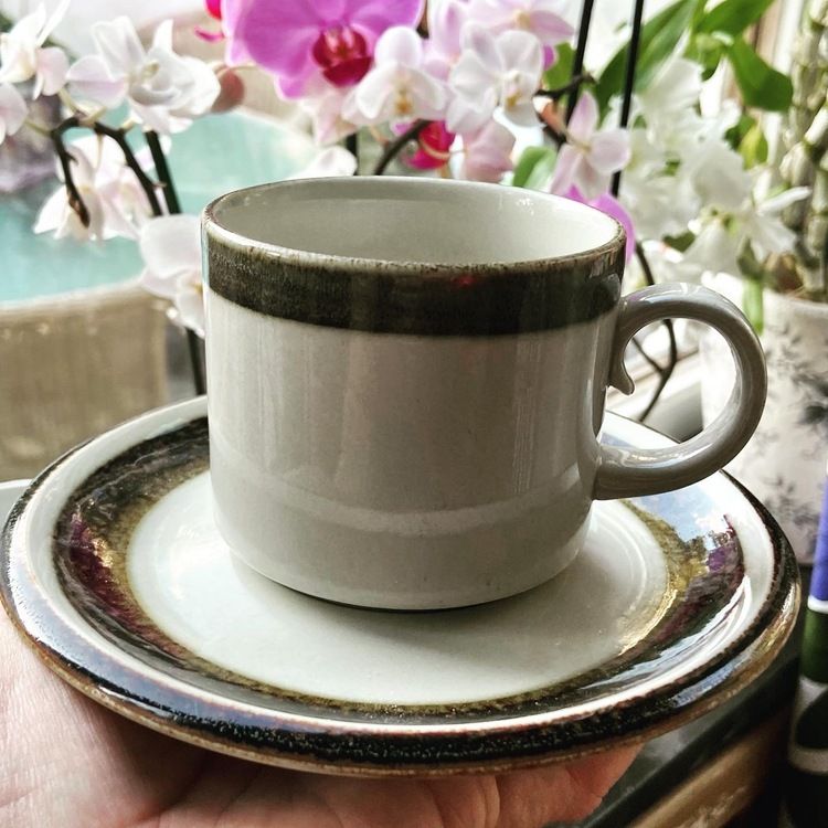 Kaffekopp Karelia design Anja Jaatinen-Winquist för Arabia