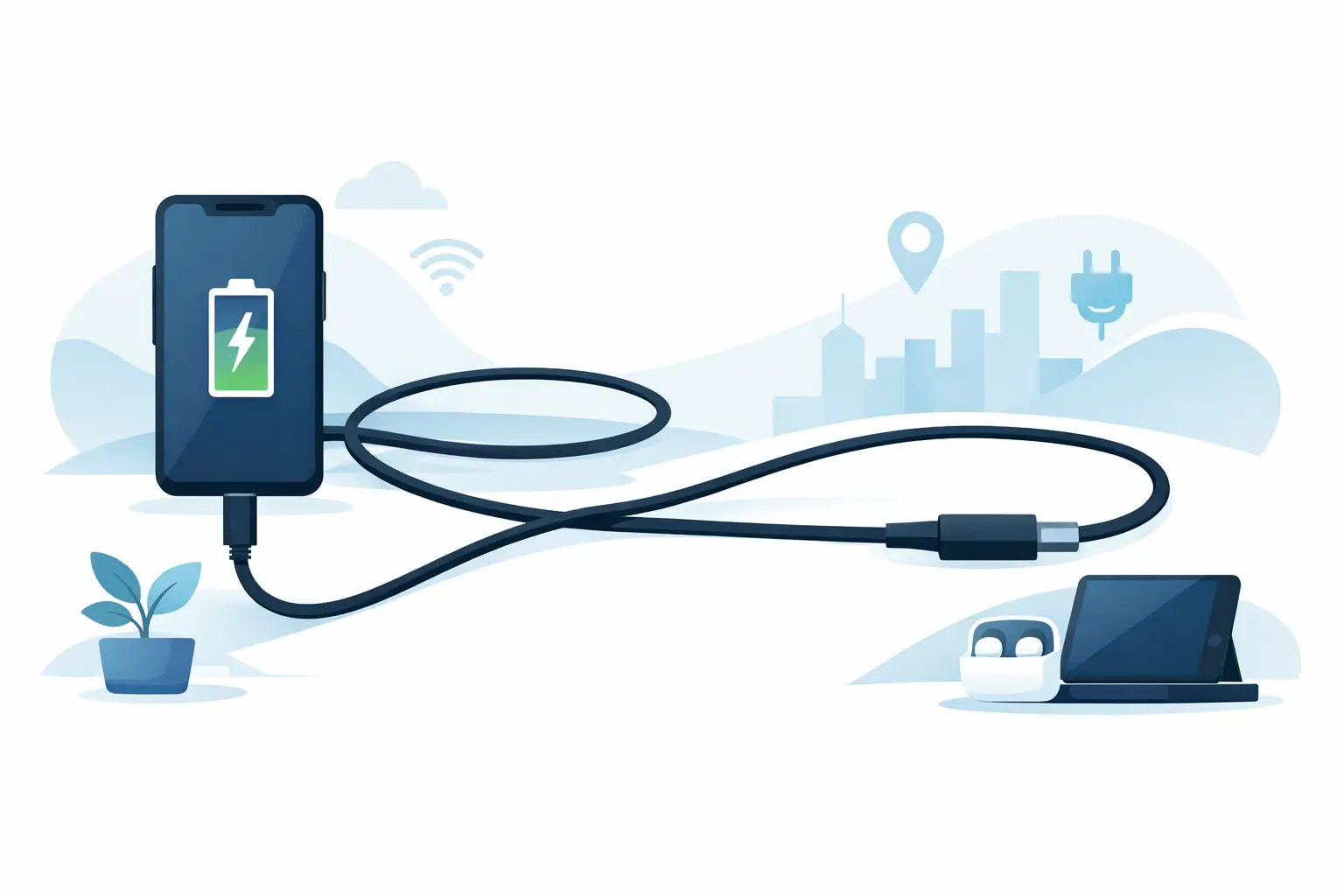 Lång USB C-kabel till mobil - rätt val direkt