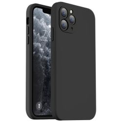 iPhone 11 Pro Max Matt Svart Skal - Extra Kamera Skydd