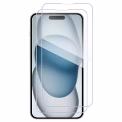 2-Pack iPhone 17 Pro Max Härdat Glas Skärmskydd