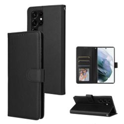 Samsung S24 Ultra Svart Plånboksfodral