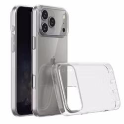 iPhone 17 Pro Max Transparent TPU Skal – Extra Kameraskydd