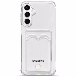 Samsung A17 Transparent Skal med Korthållare