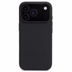 iPhone 17 Pro Matt Svart Silikon Skal