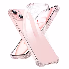 iPhone 14 Plus Transparent Skal Extra Stöttåligt Extra Kameraskydd
