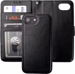 Magnetiskt Plånboksfodral iPhone 15– med kortplatser & RFID-skydd