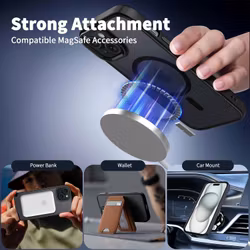 iPhone 14 Plus Matt Svart Magsafe Skal