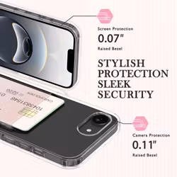 iPhone 17e Plånboksskal – Stöttåligt Skydd med Kortplatser