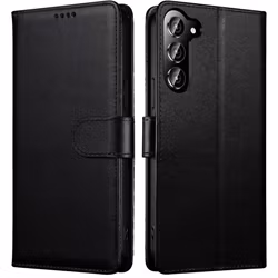 Samsung S25 lommebokdeksel svart