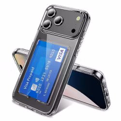 iPhone 18 Pro Transparent Plånboksskal