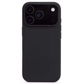 iPhone 18 Pro Matt Svart Silikon Skal