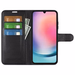 Samsung A18 Plånboksfodral Svart