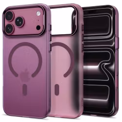 MagSafe Skal till iPhone 18 Pro Max – Ultratunt & Transparent – Burgundy