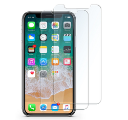 2-pakkaus karkaistu lasi näytönsuoja iPhone X/XS