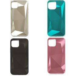 iPhone 12 / 12 Pro Diamond Bling -peilin suojus - 4 väriä