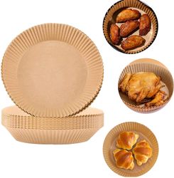 100 Pack Air Fryer Paper - ruskea