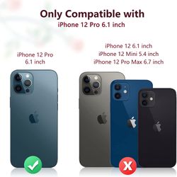 2-pack iPhone 12 Pro -kameralasin suojalasi