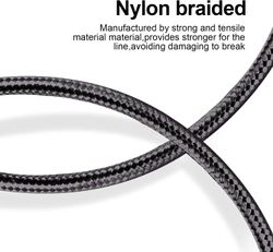 NylonFlätad Laddningskabel
