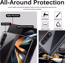 Samsung Z Fold 4 Genomskinligt Hårt Skal