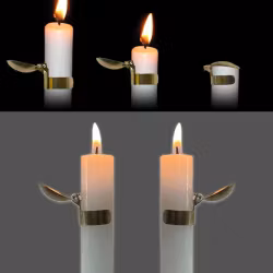 Automatisk Ljussläckare Metallklämma Ljus