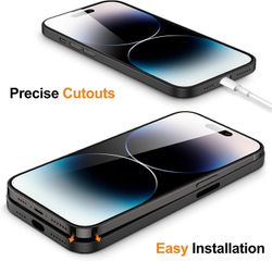 iPhone 14 Pro Max Svart Matt Hårt Skal