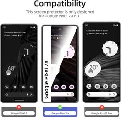 1-Pack Skärmskydd i Härdat Glas Google Pixel 7a