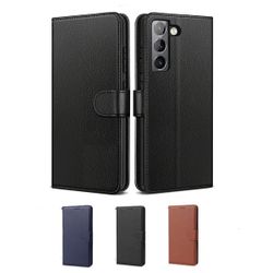 Samsung S21 Plånboksfodral Svart