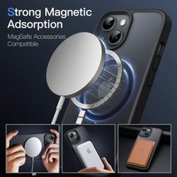 iPhone 15 Pro Svart Magsafe Skal