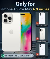 iPhone 16 Pro Max Transparent Plånboksskal