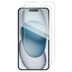 2-Pack iPhone 16 Plus Härdat Glas Skärmskydd