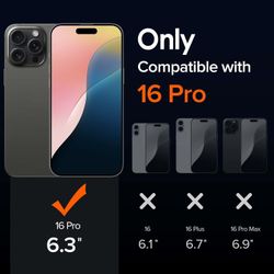 2-Pack iPhone 16 Pro Härdat Glas Skärmskydd