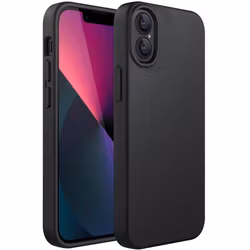 iPhone 16 Plus Matt Svart Silikon Skal