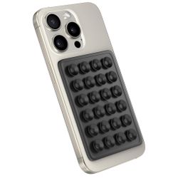Sugkopp Silikon Självhäftande Telefonfäste - Svart