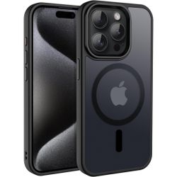 iPhone 15 Pro Max Matt Svart Magsafe Skal