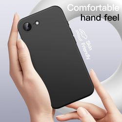 iPhone 16E Svart Matt Hårt Skal