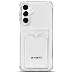 Samsung A16 Transparent Skal med Korthållare