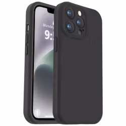 iPhone 13 Pro Matt Svart Skal - Extra Kamera Skydd