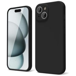 iPhone 15 Matt Svart Skal - Extra Kamera Skydd